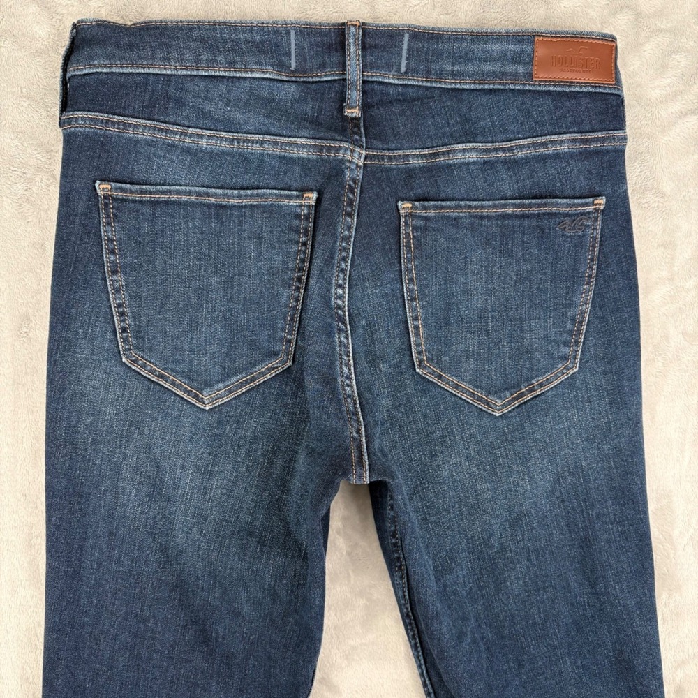 Hollister Jeans Women 9L (Fits 29x29.5) Blue High-Rise Super Skinny Soft Stretch - Picture 8 of 9